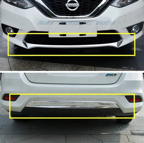 Aliexpress Buy New Chrome Front Rear Bumper Lip Cover Trim For