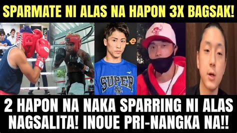 Casimero Bumanat Sa Sparring Sa Japan Sparmate Na Hapon X Bagsak Kay