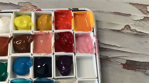 Testing New Gouache Art Supplies Making A NEW Palette Colors