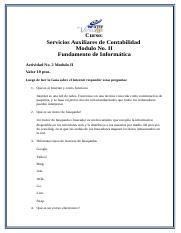 Actividad No Modulo Doc Curso Servicios Auxiliares De