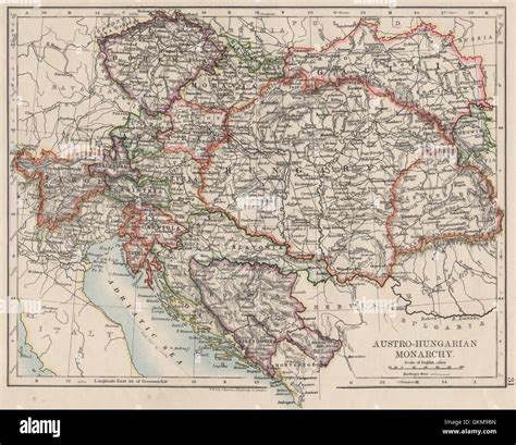 AUSTRO-HUNGARIAN MONARCHY. Dalmatia Slavonia Siebenburgen &c. JOHNSTON ...