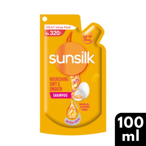 Sunsilk Soft And Smooth Shampoo Pouch 100ml Hardware Homeware And Lifestyle