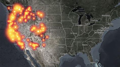 California Oregon And Washington Live Wildfire Maps Are Tracking The