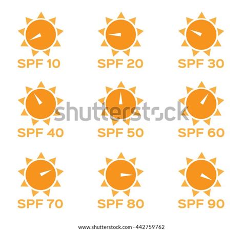 Uv Spf Logo Vector Icon 9 Stock Vector (Royalty Free) 442759762 ...