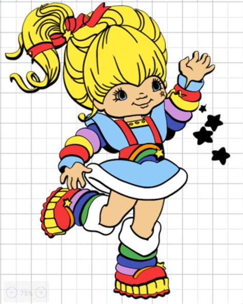 Rainbow Brite Svg Png Bundle Etsy