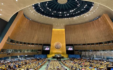 Emergency Special Session Of UN General Assembly Being Held At Call Of