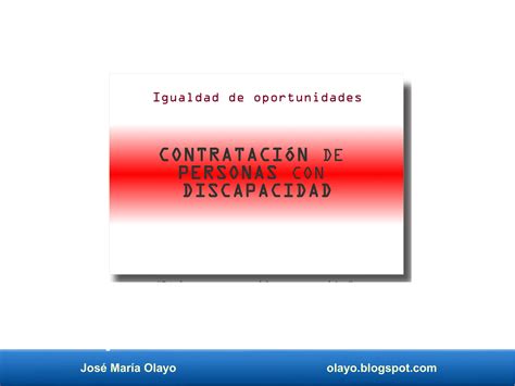 La Contrataci N De Personas Con Discapacidad Pdf