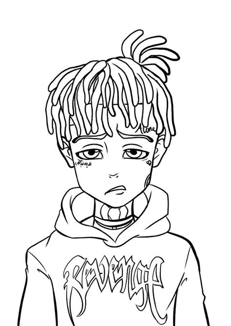 Xxxtentacion Logo Coloring Page