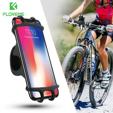 Floveme Bicycle Phone Holder For Iphone Samsung Universal Mobile Cell