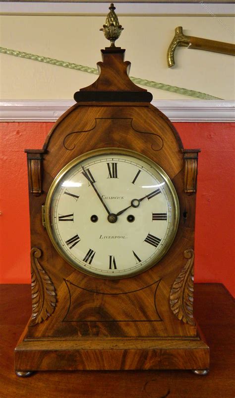 Antiques Atlas Double Fusee Regency Mahogany Bracket Clock Chadwick