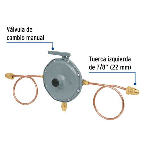 Ficha Tecnica Regulador de gas L P de 2 vías Foset