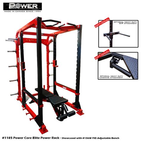 1185 Power Core Elite Full Power Rack Power Body Fitness Inc