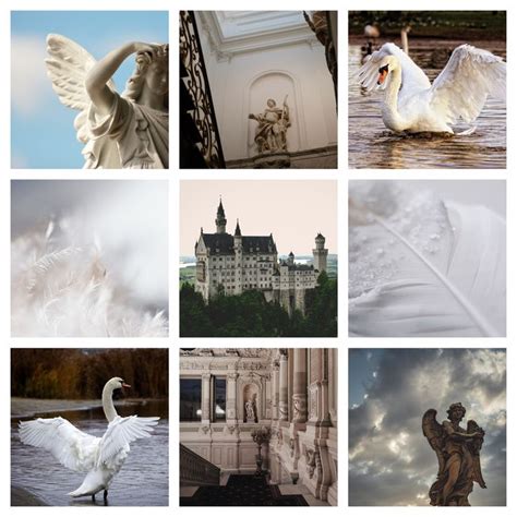 Aesthetic Moodboard Ethereal Royal Fantasy Fairy Tale Swans