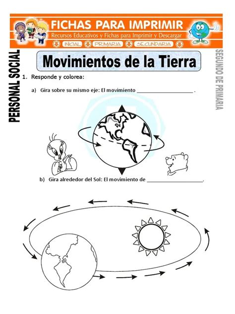 Los Movimientos De La Tierra Para Colorear Imagui