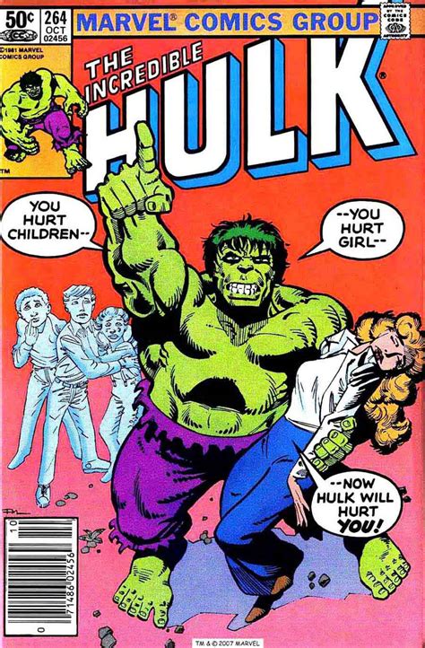 Marvel Comics Of The 1980s 1981 Frank Millers Incredible Hulk Covers