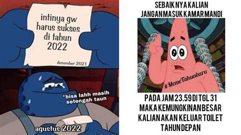 7 Meme Perayaan Tahun Baru 2023 Ini Kocak Sekaligus Nyindir Abis - Hot ...