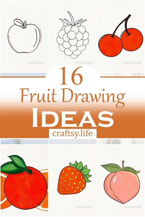 16 Fruit Drawing Ideas For Kids To Inspire Craftsy