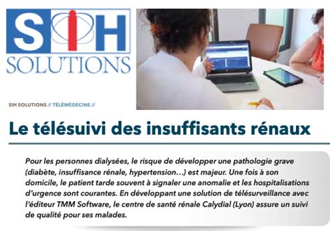 SIH Solutions publie un article sur le télésuivi des insuffisants