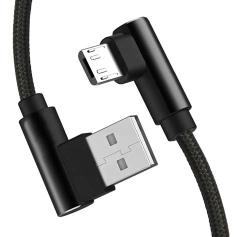 Kabel Pleciony Micro Usb KĄtowy 90st Kolory 1 Metr Sklep Opinie Cena W Allegropl