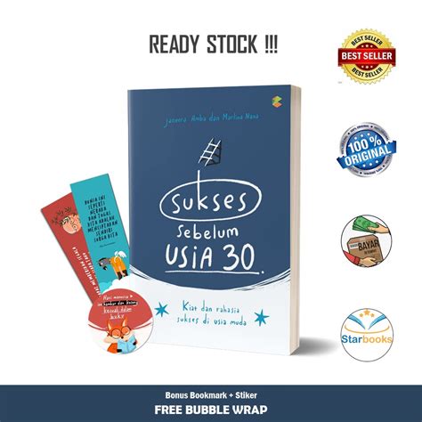 Jual Buku Sukses Sebelum Usia Kiat Rahasia Sukses C Klik