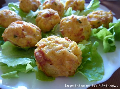 Boulettes De Pommes De Terre Jambon La Cuisine Au Fil D Ariane