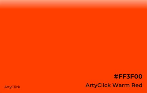 Artyclick Warm Red Color Artyclick