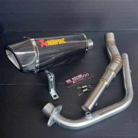 Jual Knalpot Racing Akrapovic Layang Carbon R Xabre Byson Cbr