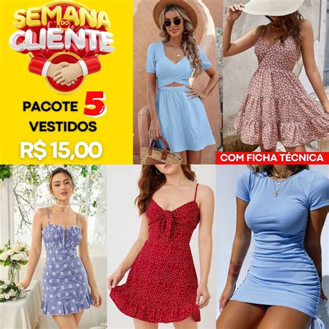 Pacote 5 Vestidos Molde Em PDF Molde E Moda Casini Hotmart