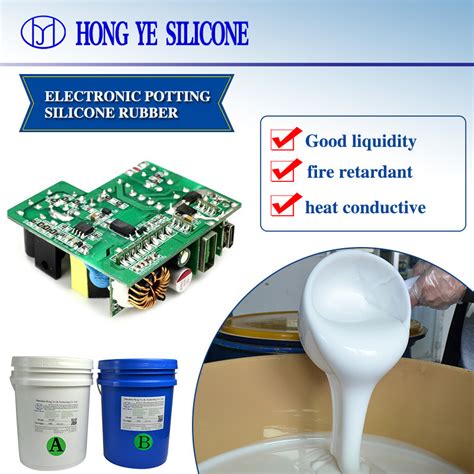 V0 Grade Seal Compound Electricity Insulation Silicon Glue Sealing