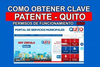 Sacar Patente Municipal Quito Todo Lo Que Debes Saber Ecuador