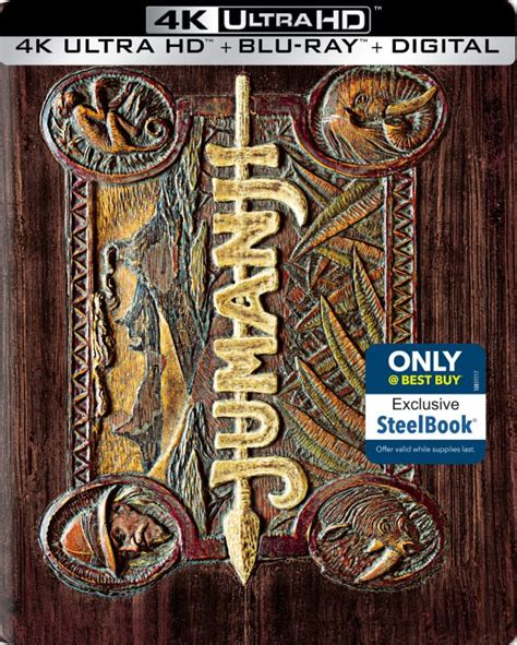 Customer Reviews Jumanji Includes Digital Copy Steelbook 4k Ultra Hd Blu Rayblu Ray