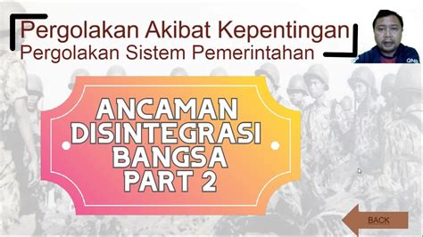 Ancaman Disintegrasi Bangsa Apra Andi Aziz Rms Bfo Dan Prri