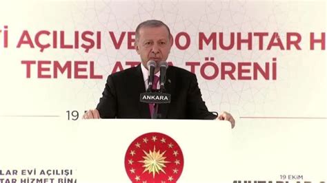 Cumhurbaşkanı Erdoğan Muhtarlar Evi Açılışı ve 100 Muhtar Hizmet