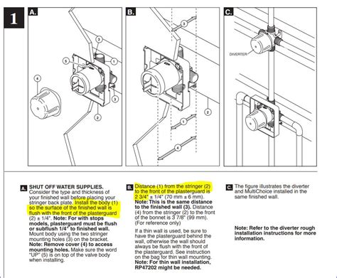 plumbing - Industry standard blocking placement for shower mixer valve ...