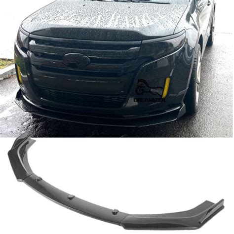 For Ford Edge Sport Carbon Fiber Style Lower Front Bumper Lip Splitter Body Kit Ebay