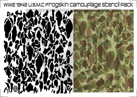 Camo Stencil Winter