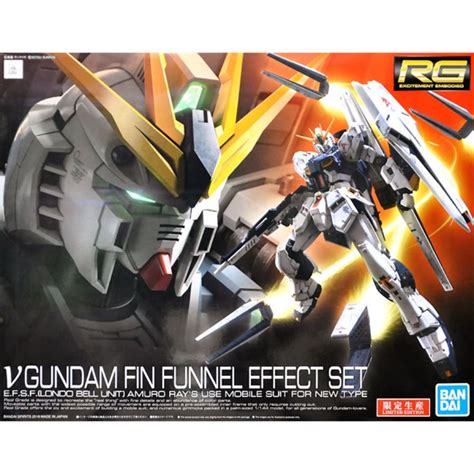 Gundam Model Kit Rg Nu Gundam Fin Funnel Effect Set Toy Brands