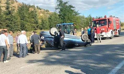 Samsunda Feci Kaza Otomobil Trakt R R Morkuna Arpt Samsun Haber