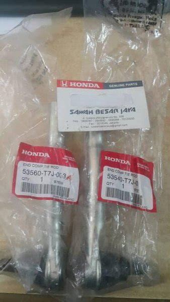 Jual Radiator Atau Komponen Mobil End Comp Tie Rod Hrv Orisinil Di