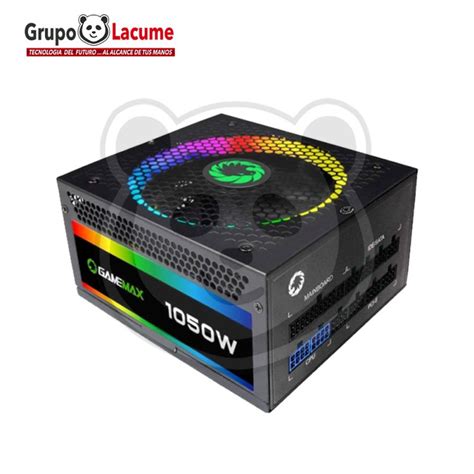 FUENTE DE PODER GAMEMAX 1050W 80 PLUS GOLD MODULAR RGB RGB 1050