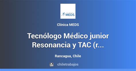 Tecn Logo M Dico Junior Resonancia Y Tac Reemplazo Cl Nica Meds