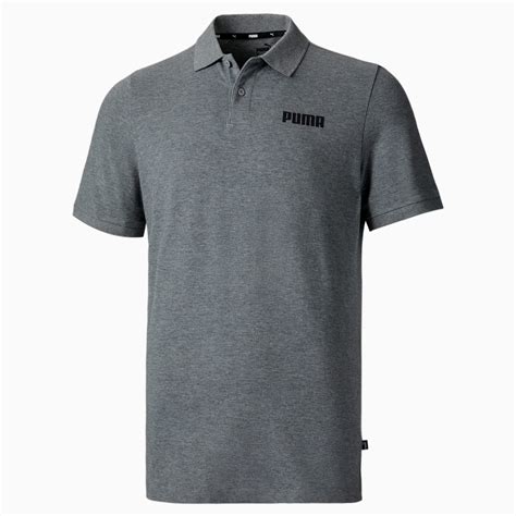 Essentials Pique Mens Polo Shirt Medium Gray Heather Puma Shop All Puma Puma