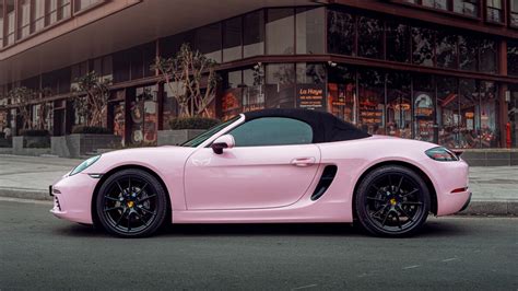 Porsche 718 Boxster Pink Wrap WrapStyle