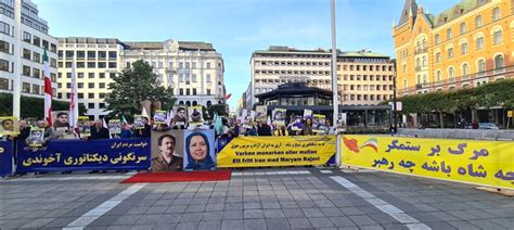 Stockholm Sweden—september 17 2023 Mek Supporters Held A Rally In