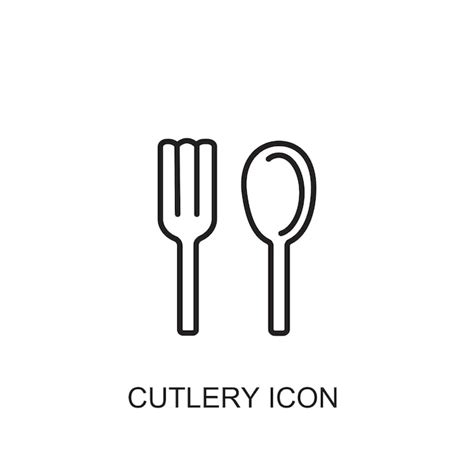 Premium Vector Cutlery Vector Icon Icon