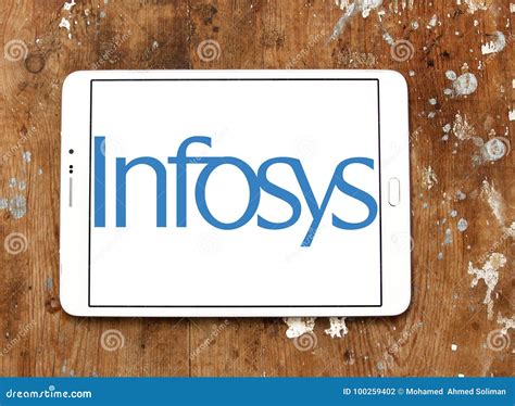 Infosys Logo With Black Background