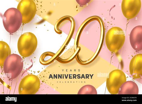 20 years anniversary celebration banner Stock Vector Image & Art - Alamy