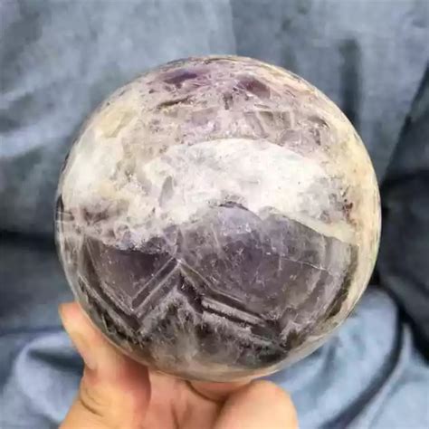 0 73KG NATURAL DREAM Amethyst Ball Quartz Crystal Sphere Reiki Healing