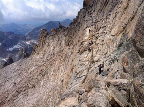 The Narrows Longs Peak Colorado RMNP Keyhole Route Reportedly Reopened