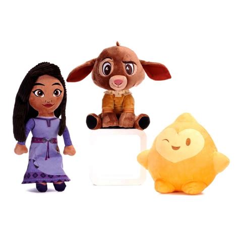 Disneys Wish Plush 3 Assorted